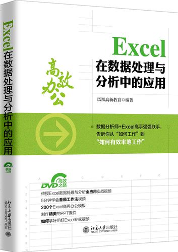 正版图书 excel 在数据处理与分析中的应用 计算机与互联网 办公软件